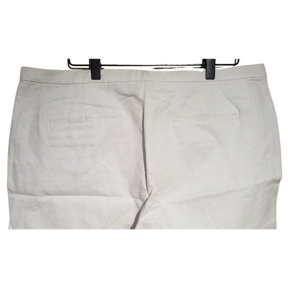 J Crew 3" Suit Short White Linen Blend Slant Pockets Size 14 NWOT - Picture 4 of 6